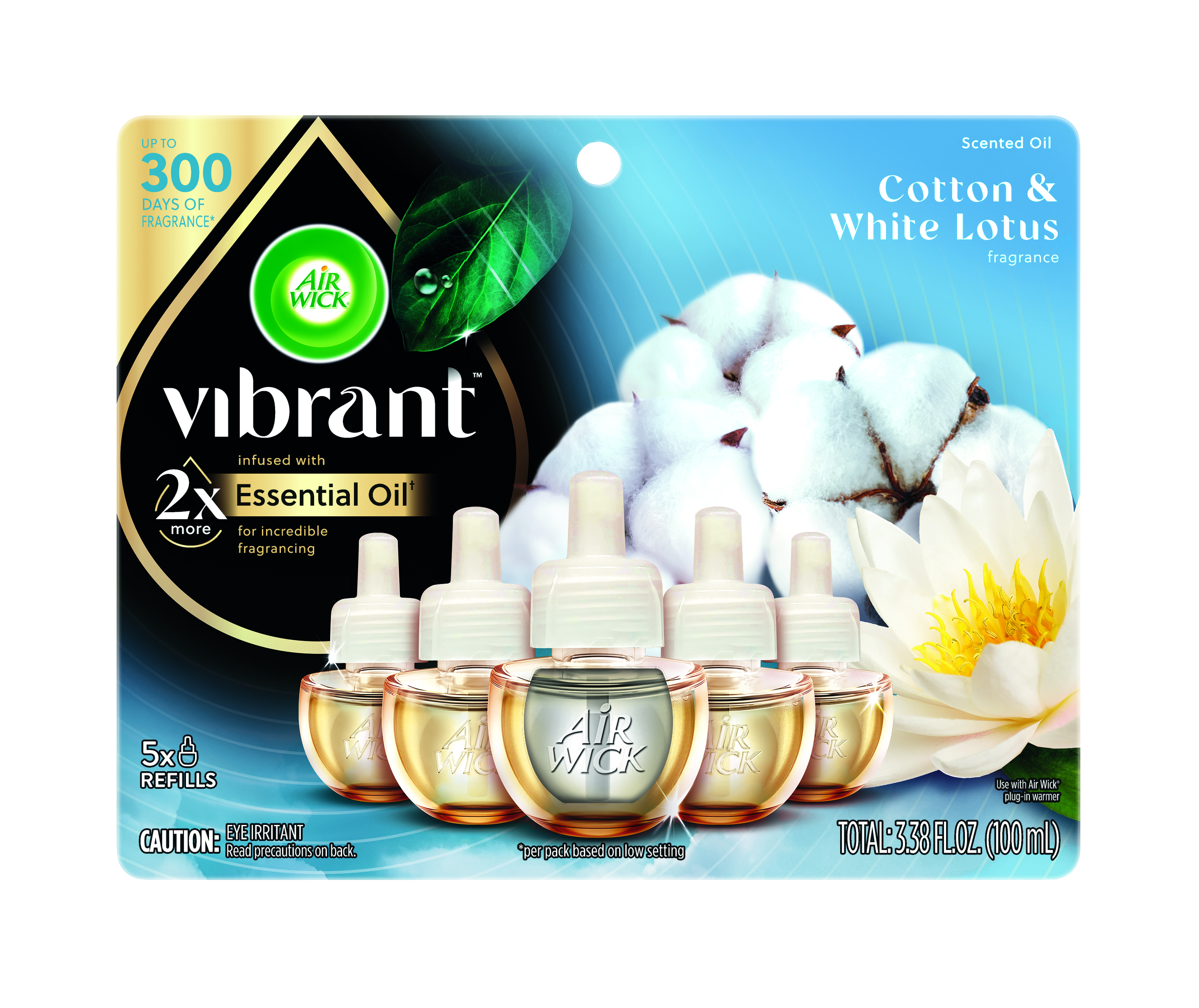 AIR WICK® Scented Oil - Cotton & White Lotus (Vibrant)